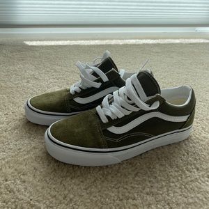 Brand new Olive Green Vans